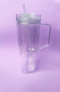 40oz Snow Globe Handled Tumbler