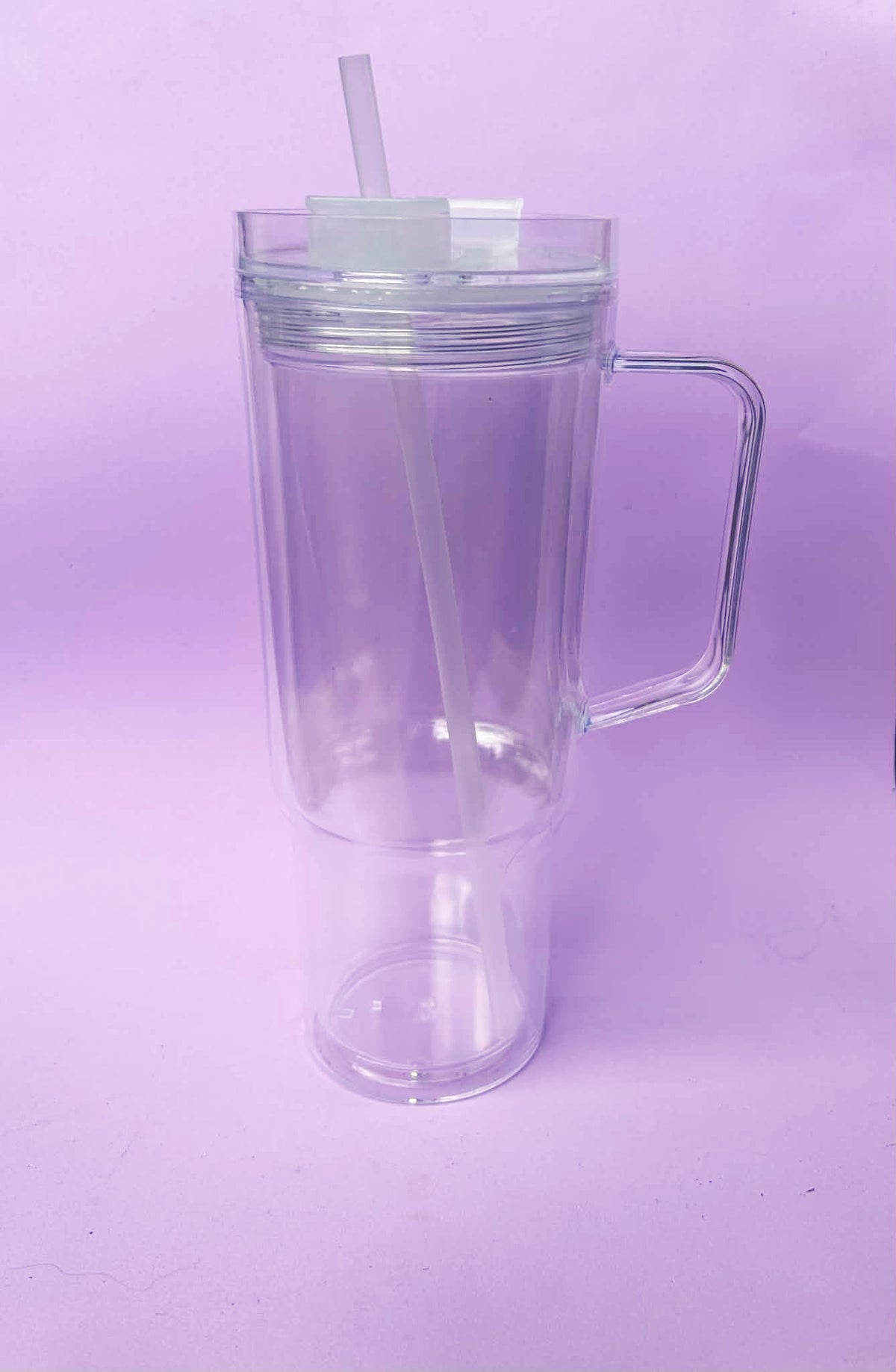 40oz Snow Globe Handled Tumbler